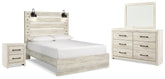 J&M Furniture - Ashley Furniture - Cambeck Queen Panel Bed, Dresser, Mirror and Nightstand - Queen Panel Bed, Dresser, Mirror and Nightstand - B192B55
